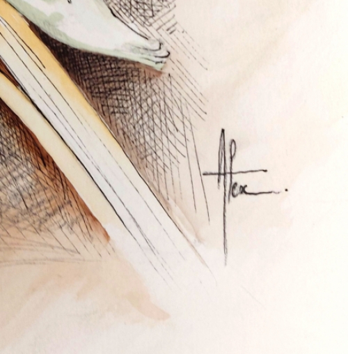 Bosnimf op aronskelk