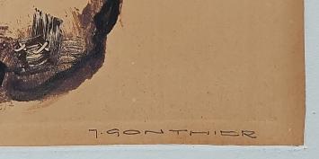 Kunstwerk van de Brugse kunstenaar Jules Gonthier