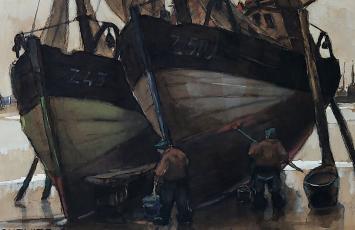 Kunstwerk van de Brugse kunstenaar Jules Gonthier