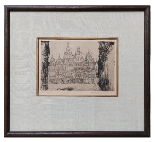 Ets van Belgische kunstenaar Georges Averhals