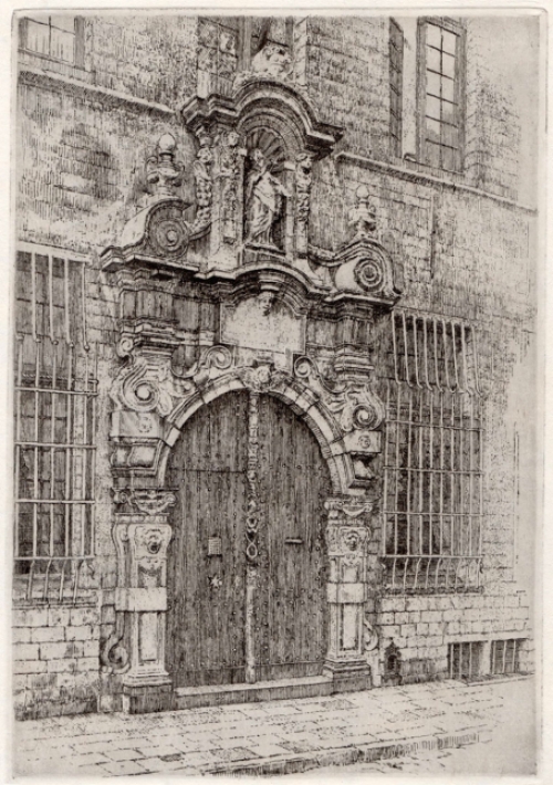 Ets van  de Belgische etser J. Gorus kopen