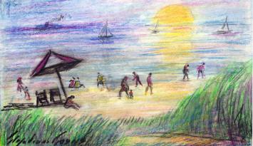 Klein speels kunstwerkje