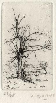 Ets van  de Belgische etser J. Gorus kopen