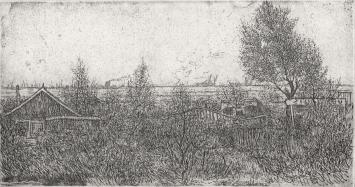 Jaak of Jacques Gorus met een grafisch werk