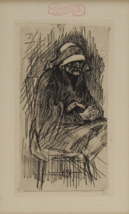 le pilier de l\'eglise van  Félicien Rops