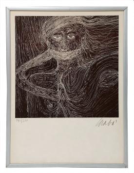 Grafisch kunstwerk van de Belgische kunstenaar Graba