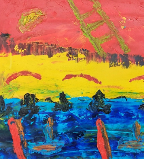 Schilderij van de Belgische schilder Gratien Dendooven  kopen