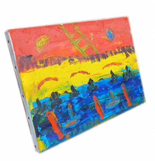 Schilderij van de Belgische kunstschilder Gratien Dendooven