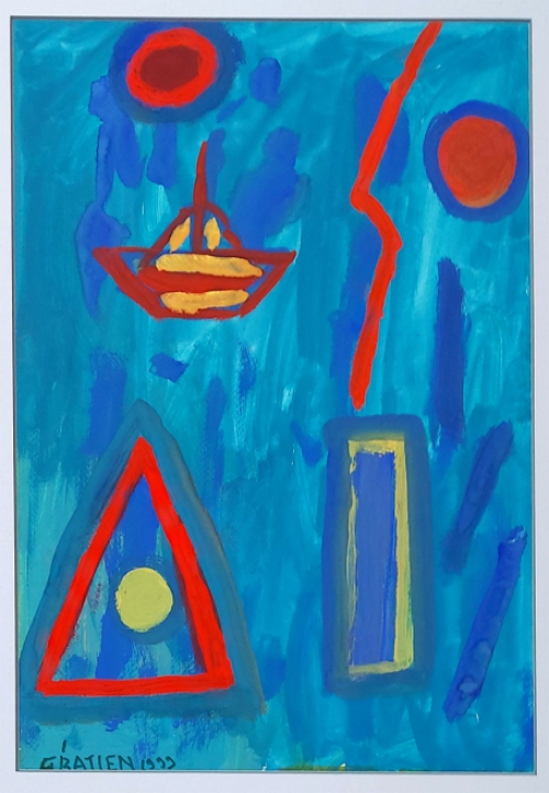 Abstract kunstwerk van Gratien Dendooven  kopen