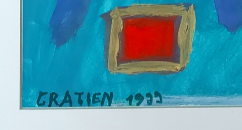 Schilderij van de Belgische kunstschilder Gratien Dendooven