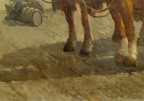 Hollandse kunstschilder Hendrik Pieter Groen