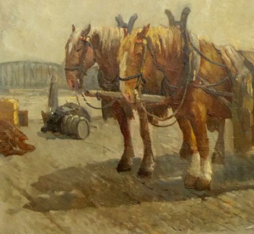 Rotterdamse kunstschilder Hendrik Pieter Groen