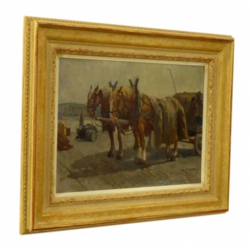 Werkpaarden in Rotterdamse haven