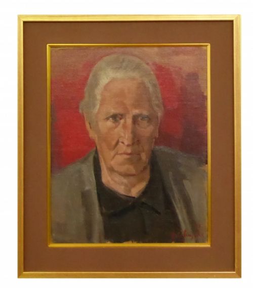 Schilderij van Antoon Luyckx grootmoeder Hilda