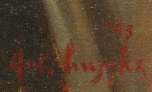 Antoon Luyckx signeert als A. Luyckx