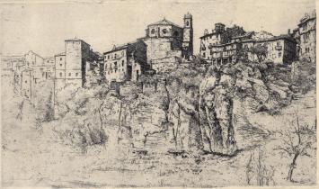 Ets van  de Belgische etser J. Gorus kopen, Cuenca