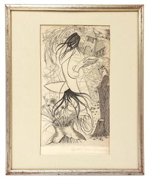 Burijngravure van de Belgische etser Gustaaf De Bruyne kopen