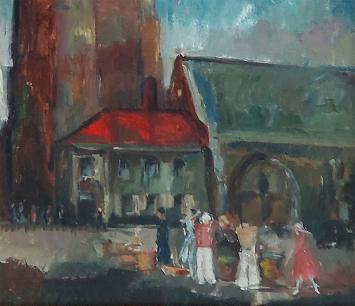 Schilderij uit 1929 van Gust Verelst kopen