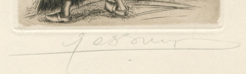 Burijngravure kopen van G. De Bruyne