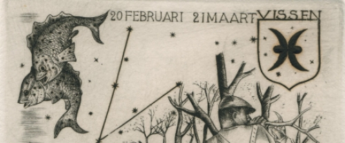 Gravure van de Mechelse kunstenaar Gustaaf De Bruyne