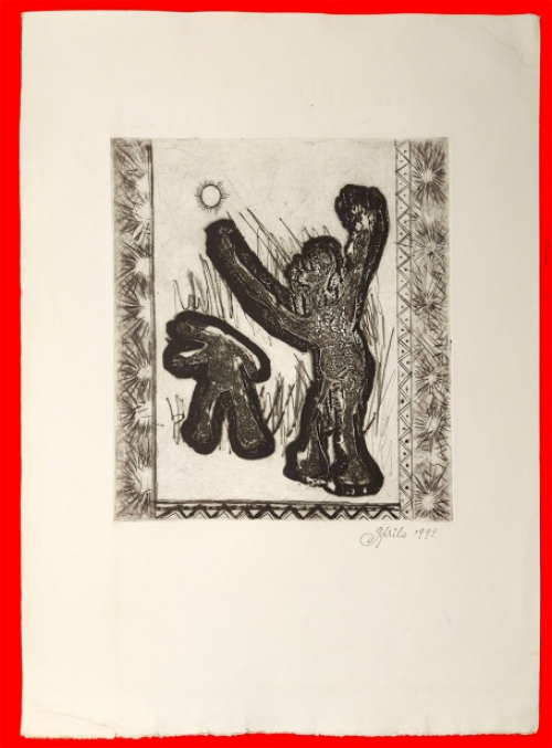 Belgische grafisch kunstwerk uit 1993 kopen van Gustaaf Prils