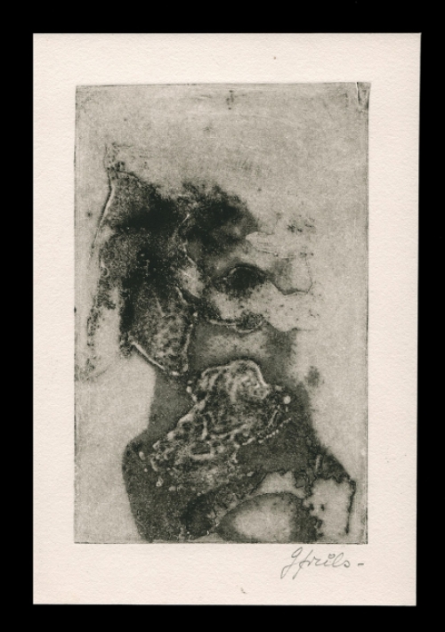 Grafisch werk van de Belgische kunstenaar Gustaaf Prils