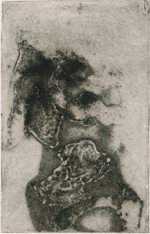 Gustaaf Prils  met een gesigneerde ets