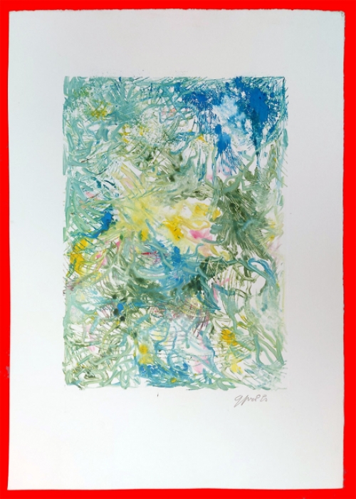 Grafisch werk van de Belgische kunstenaar Gustaaf Prils