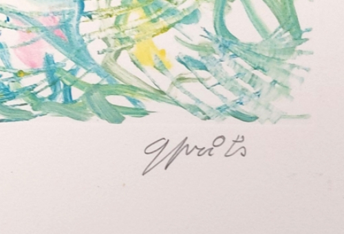 Blauw-Geel-Groene expressie