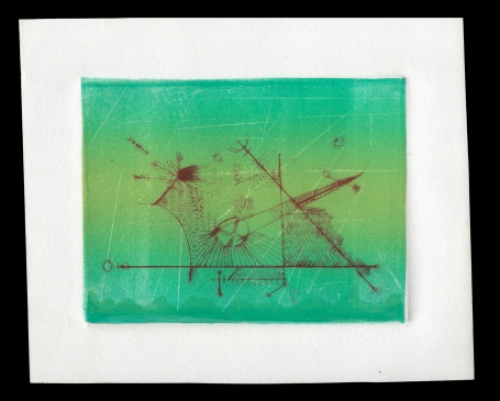 Litho van de Gentse kunstenaar Gustaaf Prils