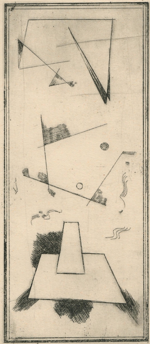 Gustaaf Prils  met een grafisch werkje, de knuffel