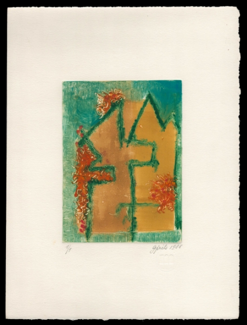 Grafisch werk van de Gentse kunstenaar Gustaaf Prils