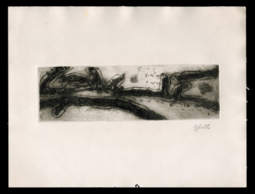 Grafisch werk van de Gentse kunstenaar Gustaaf Prils