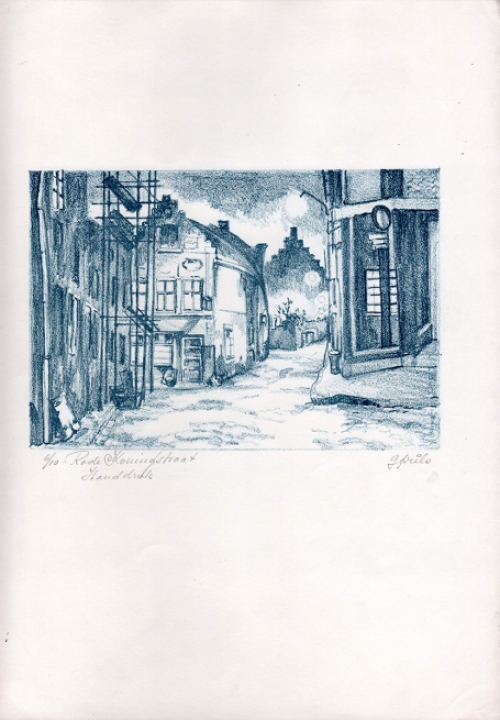 Belgische grafisch kunstwerk kopen van Gustaaf Prils