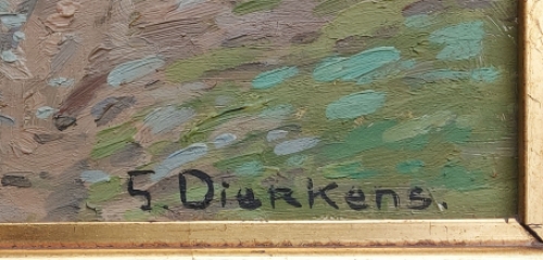 Straatgezicht van Gustave Dierkens