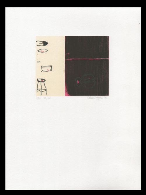 Litho van de Belgische kunstenares Evelien Gysen