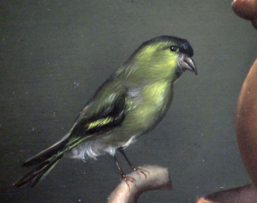 Een stilleven op paneel geschilderd van H. Bals