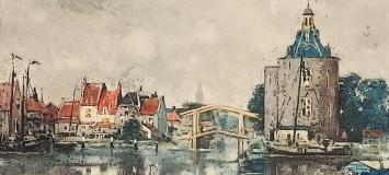 Kanaal te Hoorn, Epreuve d'artiste