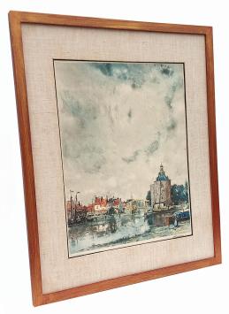 Kanaal te Hoorn, Epreuve d'artiste