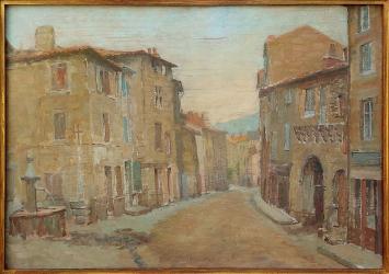 Schilderij van de Belgische schilder Hippolyte Prat