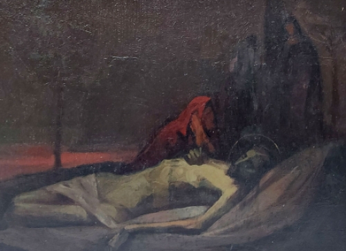 Schilderij op paneel van Herman Verbaere kopen