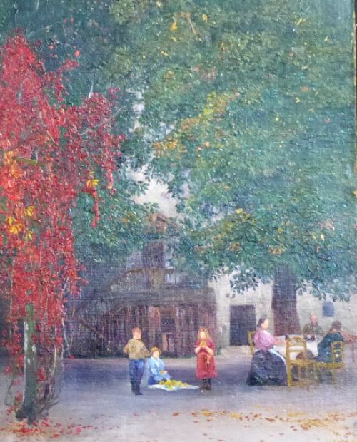 Inner square with family 1900