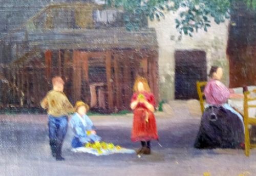 Inner square with family 1900