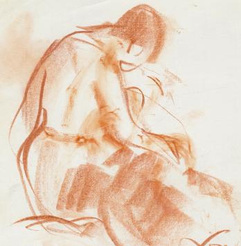 Kunstwerk op papier van Wolvens kopen