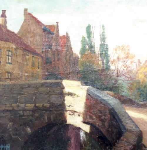 Schilderij van de Vlamingbrug