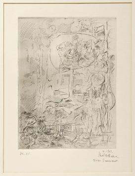 Ingekaderd kunstwerk van Roel D'Haese