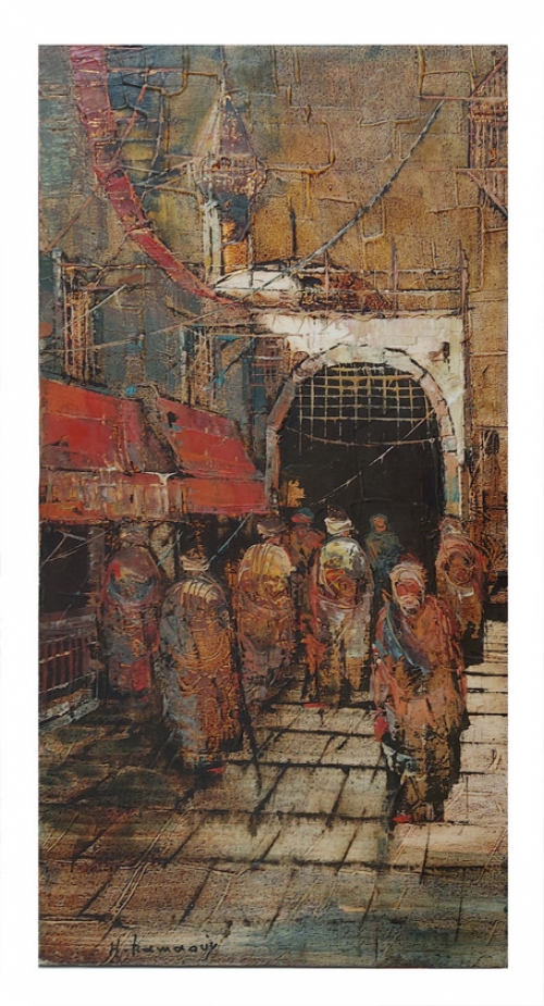 Kunstwerk van de Libanese kunstenaar, kunstschilder Haidar Hamaoui kopen