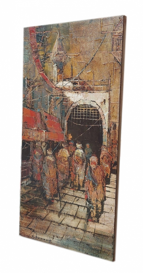 Oosterse straatscène