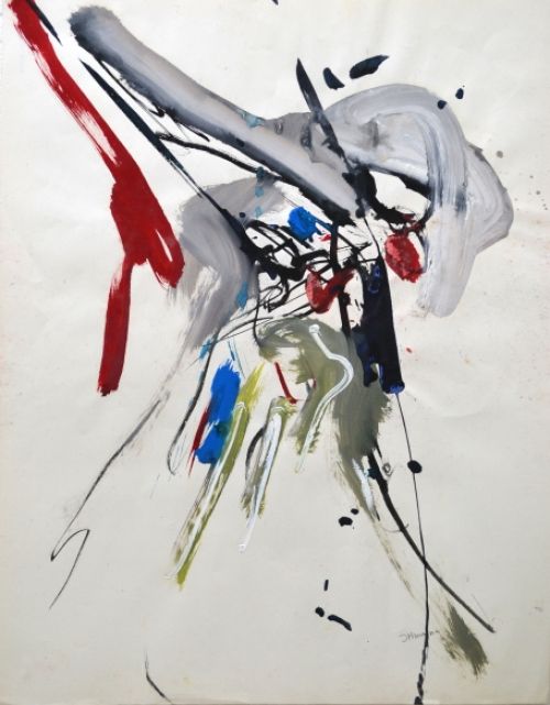 Een gouache van Hans Ittmann