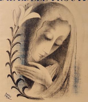 Gesigneerde litho van Harrie Sterk